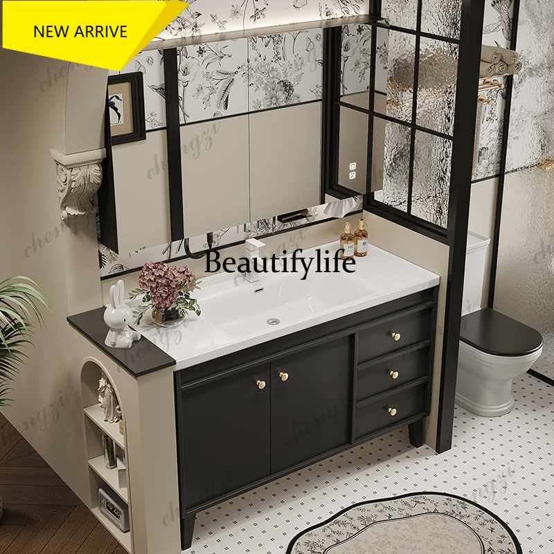 Home Living Bathroom Vanity - M178 Przegrody Dezynfekujące Szafki Łazienkowe Salon