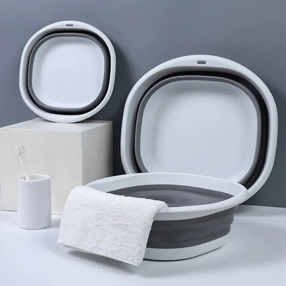 Home Bathroom Wash Basin - Plastikowe umywalki składane Przenośne umywalki Składana