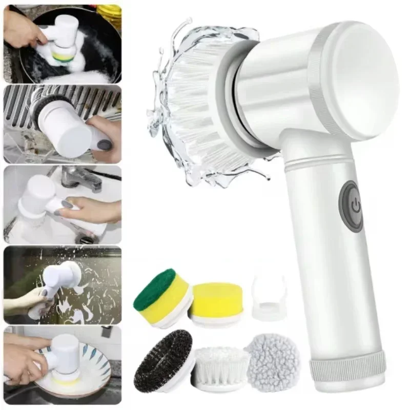 Home Bathroom Cleaning Machine - Elektryczna szorowarka obrotowa 5 w 1,