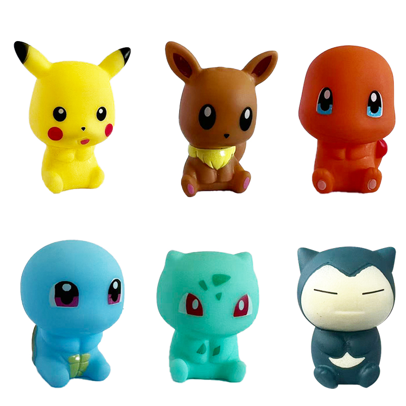Home Bathroom Model - 6 szt. Zabawki do kąpieli Pokemon