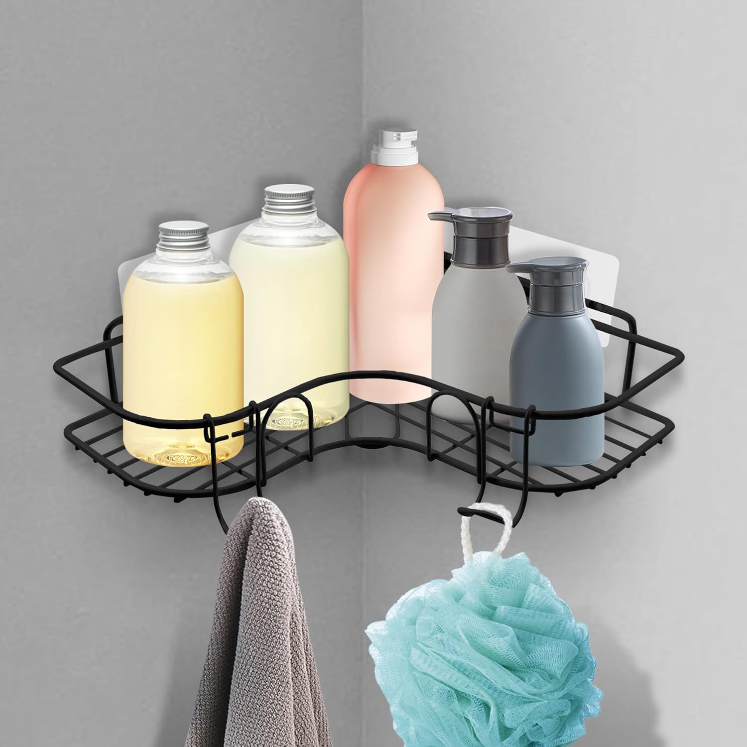 Bath Caddy Tray - Narożna półka pod prysznic do wewnątrz