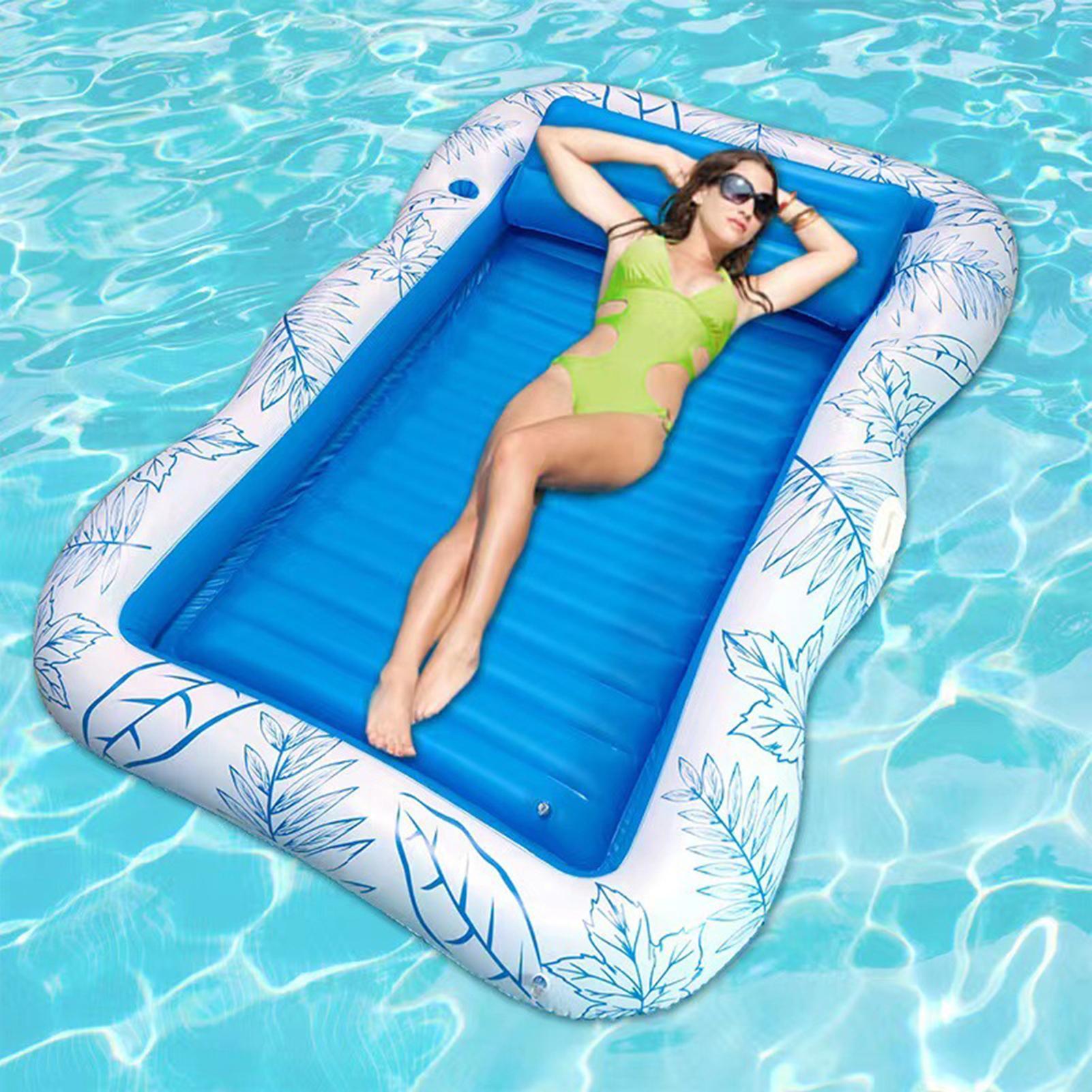 Bathtub Pillow Inflatable - Nadmuchiwana mata do opalania, dmuchane łóżko