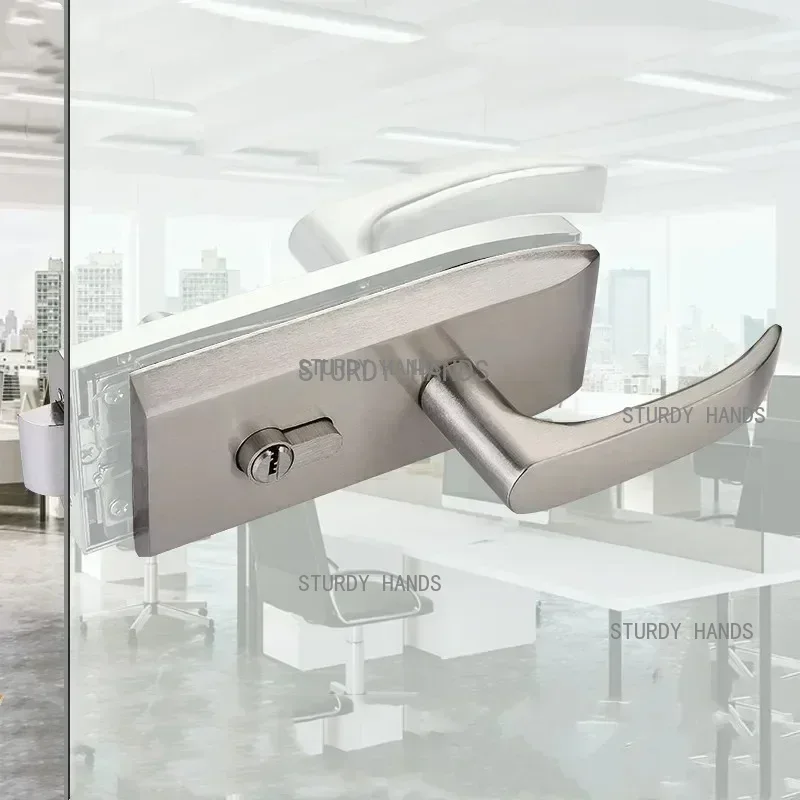 Home Bathroom Hardware - Zamek do szklanych drzwi biurowych Łazienka