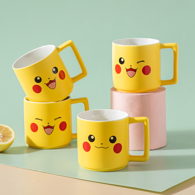 Home Bathroom Model - Nowy kubek Cartoon Pokemon Pikachu Śniadanie