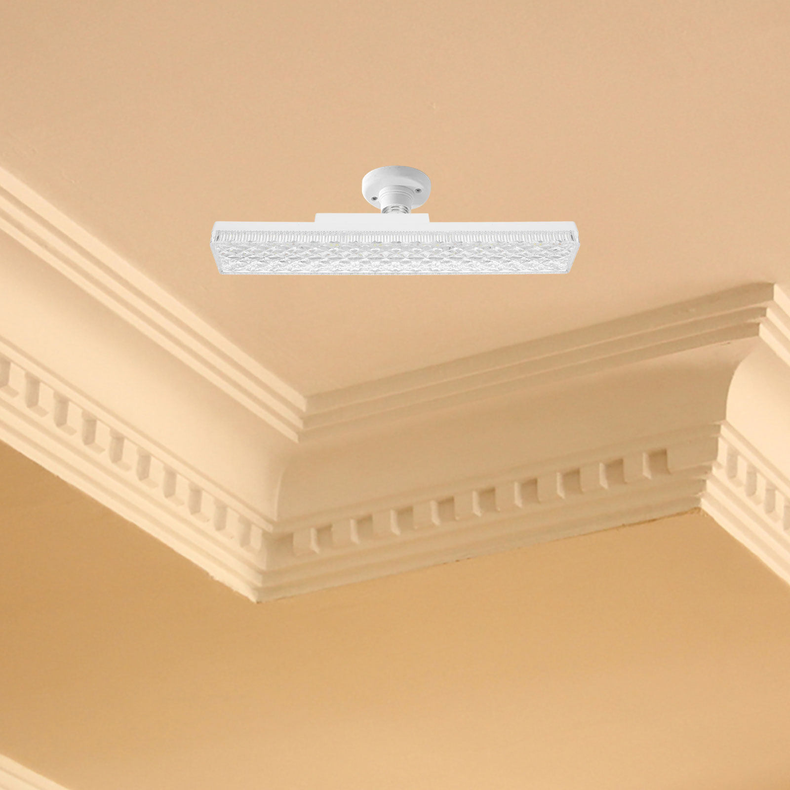 Home Living Bathroom Vanity - Lampa LED 18W E27, prostokątna, nowoczesna,