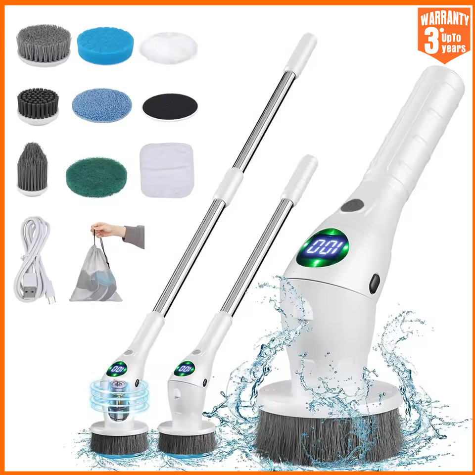 Home Bathroom Cleaning Machine - Elektryczna szczotka czyszcząca z regulowanym uchwytem