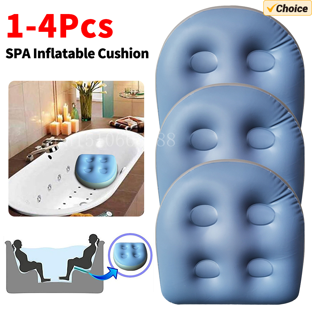 Bathtub Pillow Inflatable - 1-4 SZT. SPA Nadmuchiwana Poduszka do