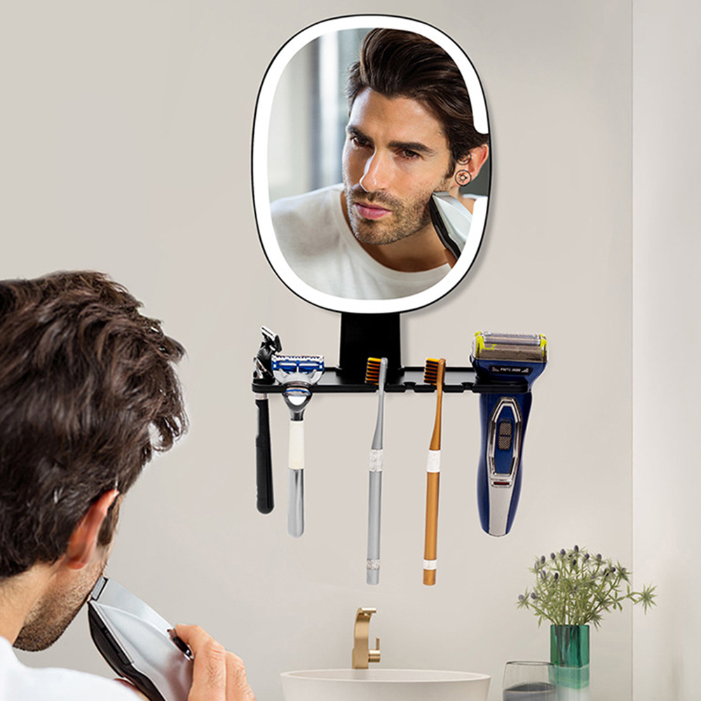 Shaving Mirror Suction - Lusterko prysznicowe LED, nieparzące się, do