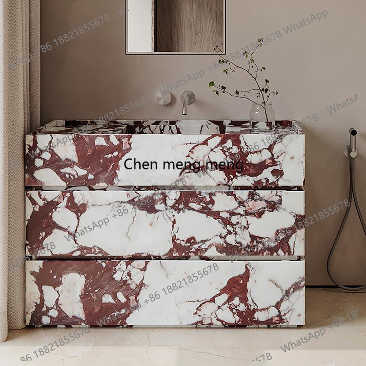Home Living Bathroom Vanity - Stojąca szafka łazienkowa w stylu francuskim: