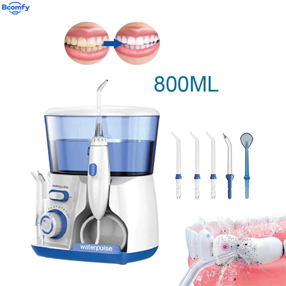Home Bathroom Cleaning Machine - Elektryczny irygator do zębów Waterpulse 800ml,