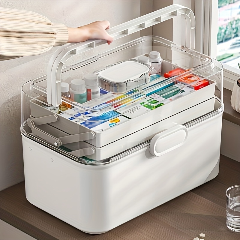 Home Bathroom Cabinets - Pojemnik/Organizer na leki o dużej pojemności