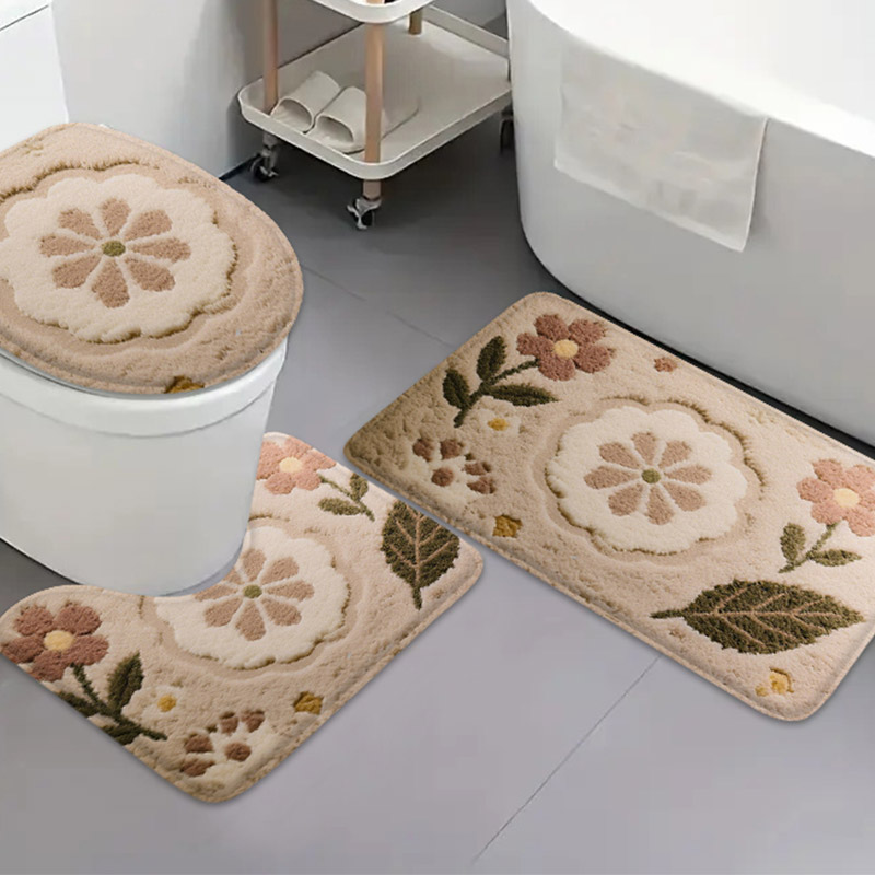 Zara Home Bathroom Rug - 3 szt. Koreańskie dywaniki łazienkowe w