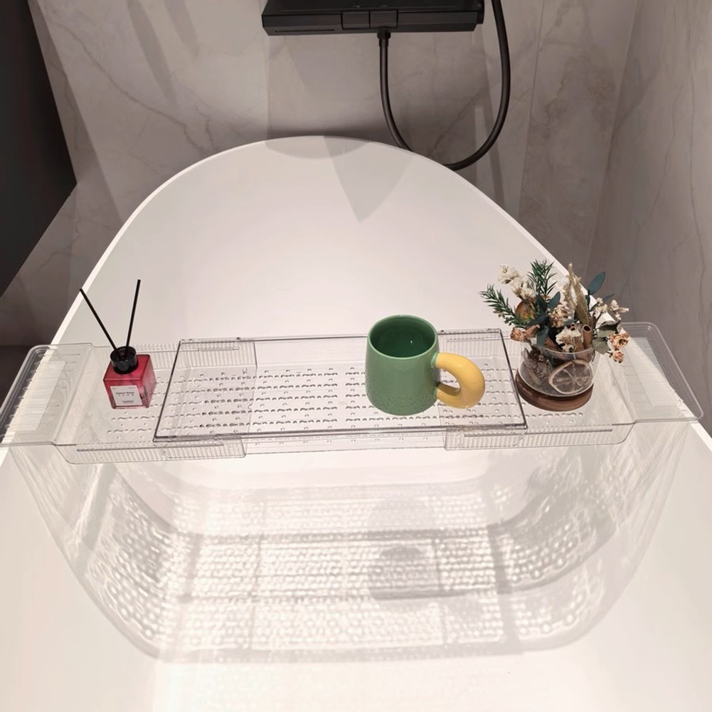 Bath Caddy Tray - Luksusowa rozkładana tacka do wanny z