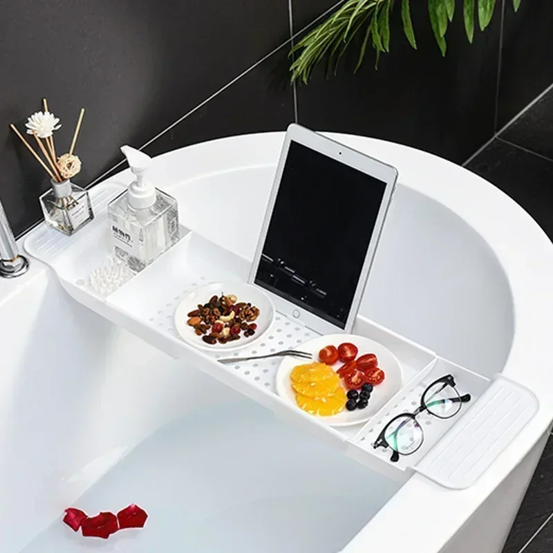 Bath Caddy Tray - Przenośne narzędzia łazienkowe Półka do wanny