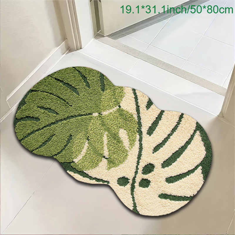 Zara Home Bathroom Rug - Mata łazienkowa 50x80cm imitująca kaszmir, antypoślizgowa,