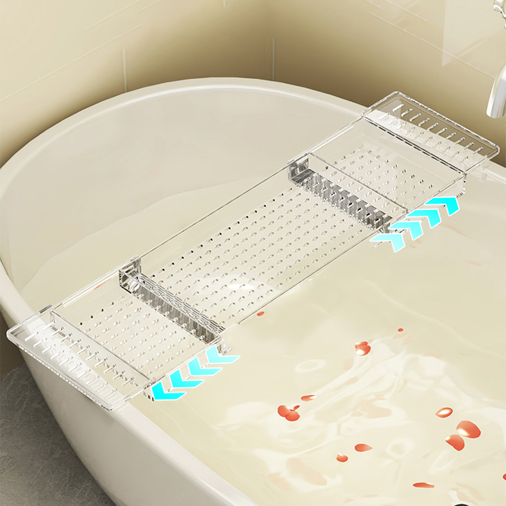 Bath Caddy Tray - Luksusowa rozkładana tacka do wanny z