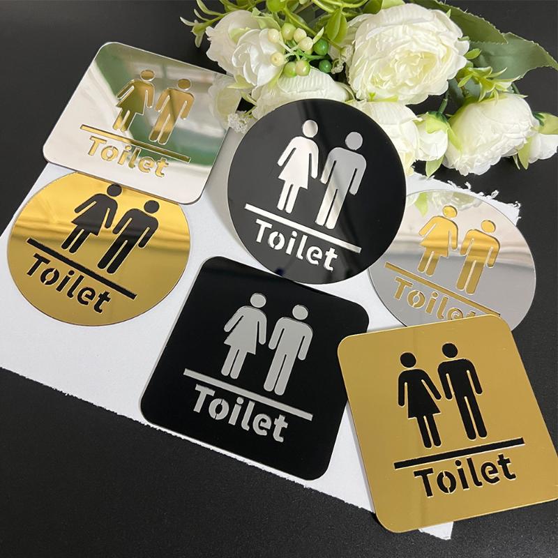Znak toaletowy akrylowy 10 cm  – Jet Home Bathroom Mirrors recenzja i cena