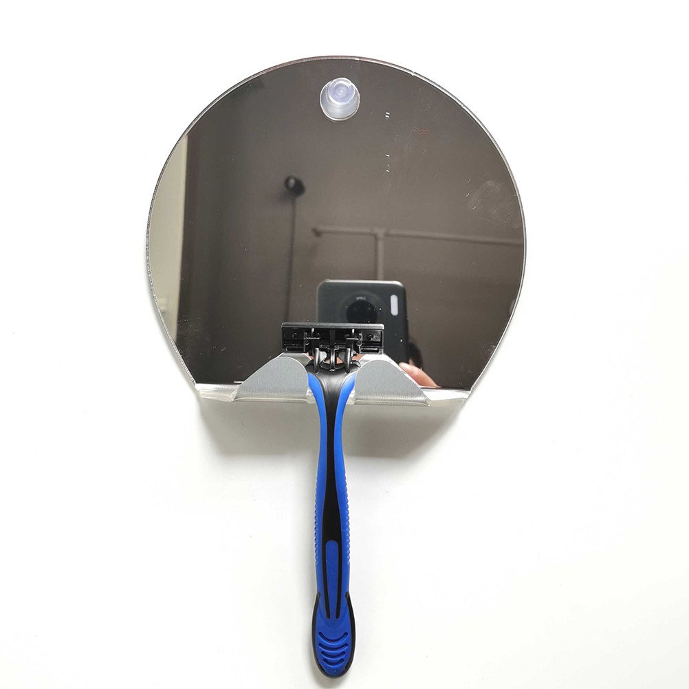 Okrągłe srebrne lustro łazienk – Shaving Mirror Suction recenzja i cena