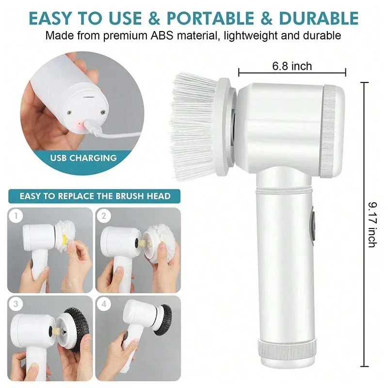 Elektryczna szorowarka obrotow – Home Bathroom Cleaning Machine recenzja i cena
