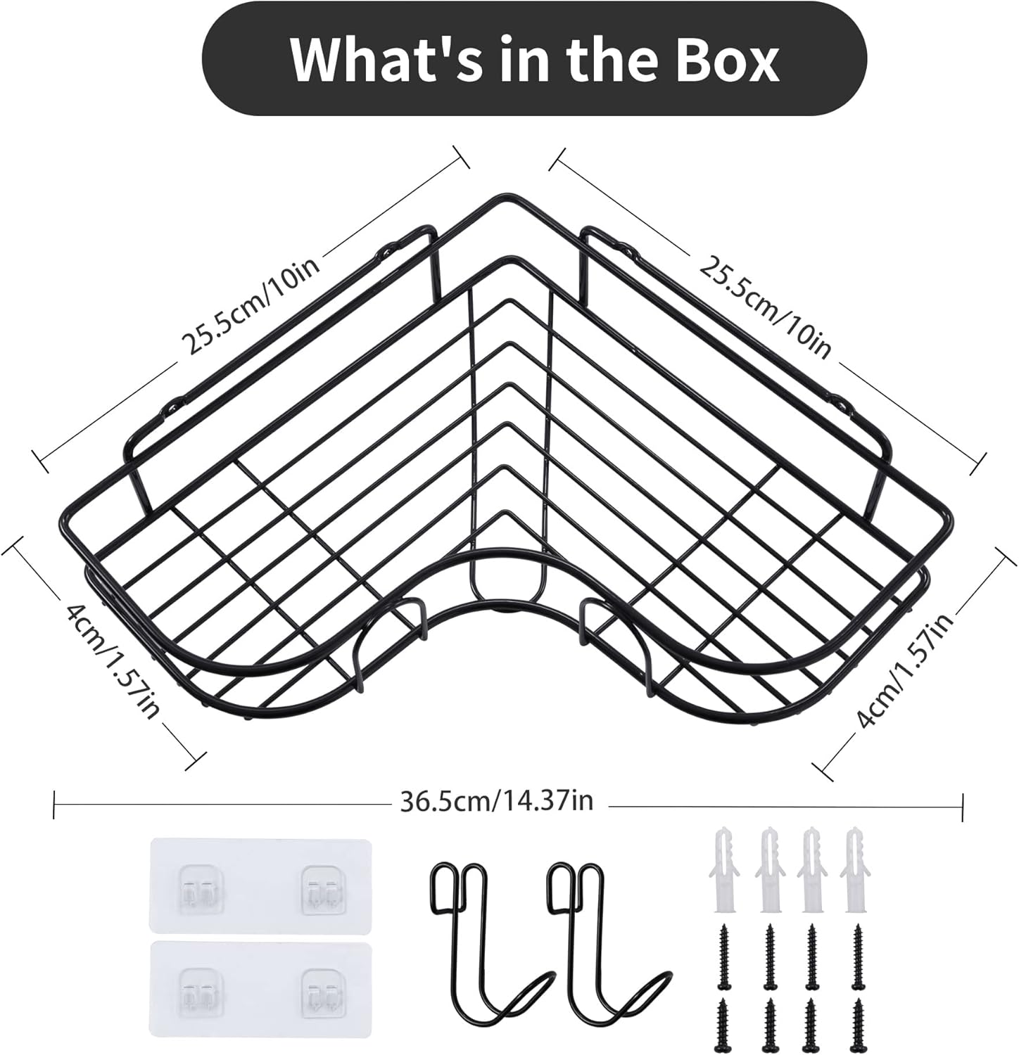 Narożna półka pod prysznic do  – Bath Caddy Tray recenzja i cena
