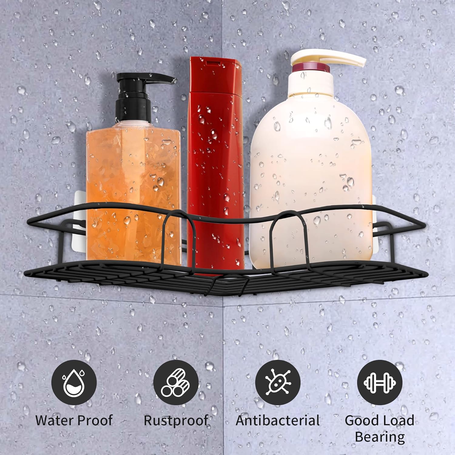 Narożna półka pod prysznic do  – Bath Caddy Tray recenzja i cena