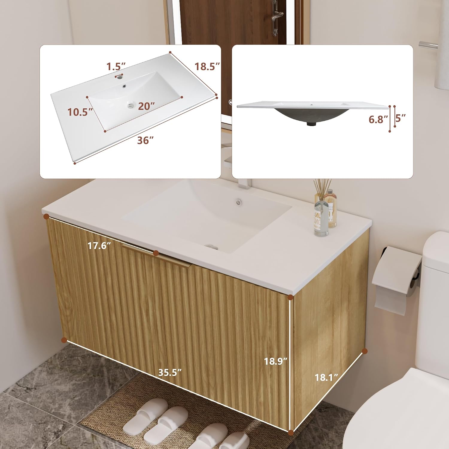 Nowoczesna wisząca szafka łazi – Home In Bathroom recenzja i cena