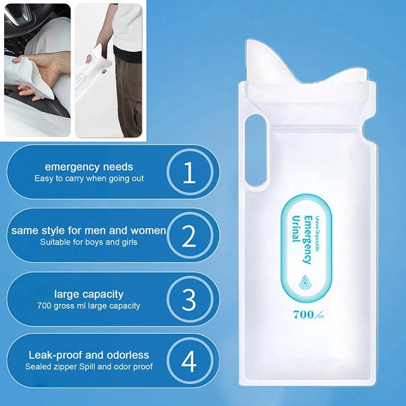4 szt. 700ml worek na mocz sam – Home Bathroom Urinal recenzja i cena