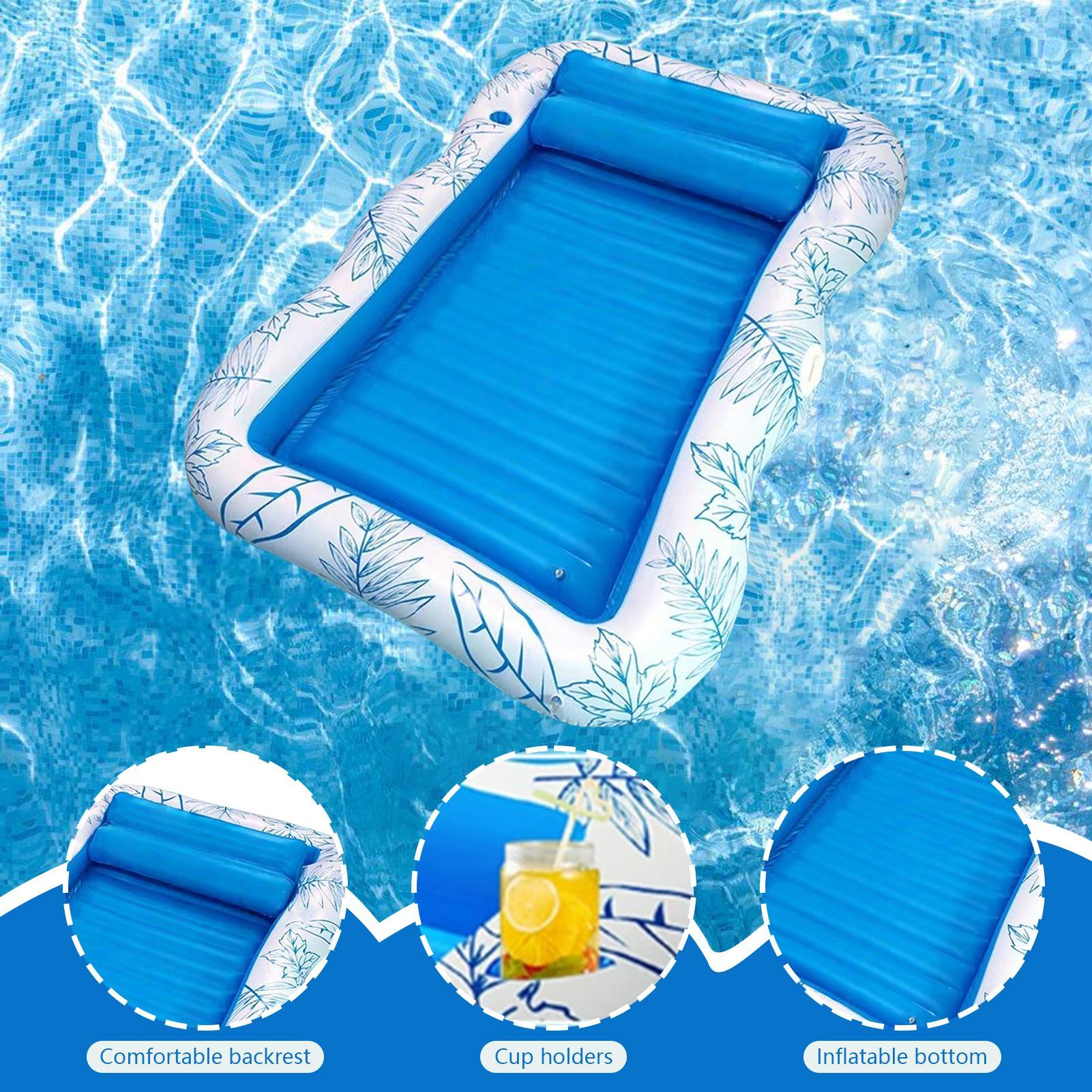 Nadmuchiwana mata do opalania, – Bathtub Pillow Inflatable recenzja i cena