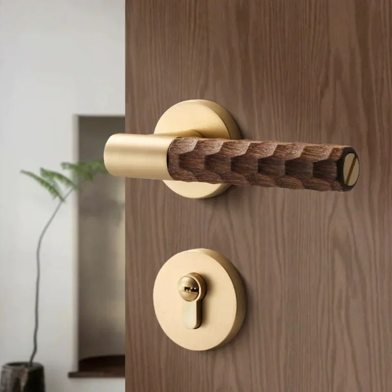 Drewniana klamka do drzwi, cic – Home Bathroom Hardware recenzja i cena