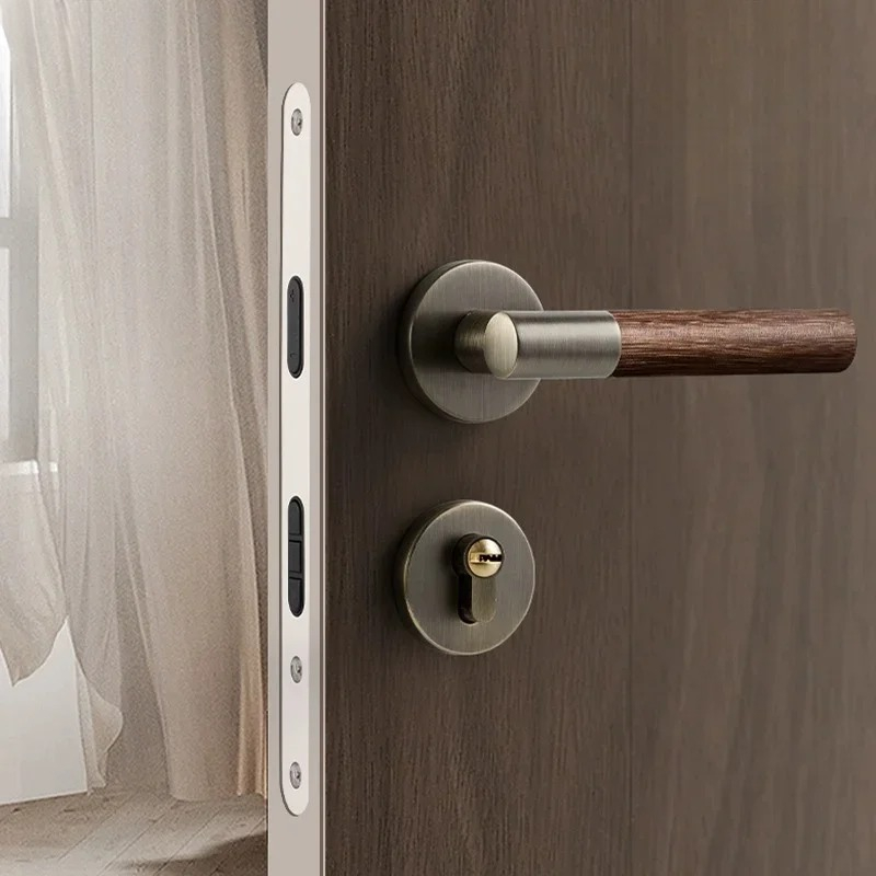 Drewniana klamka do drzwi, cic – Home Bathroom Hardware recenzja i cena