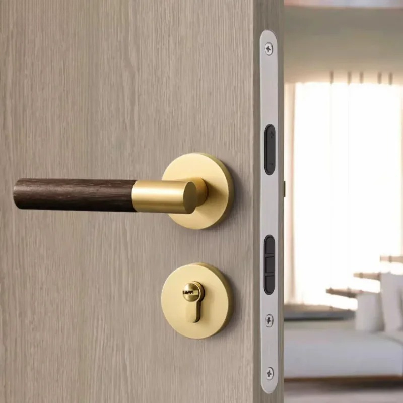 Drewniana klamka do drzwi, cic – Home Bathroom Hardware recenzja i cena
