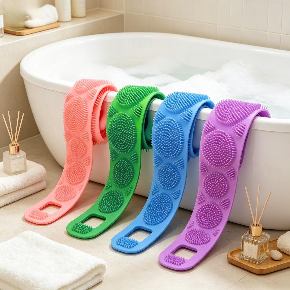 Silikonowa szczotka do pleców  – Home Bathroom Cleaning Machine recenzja i cena