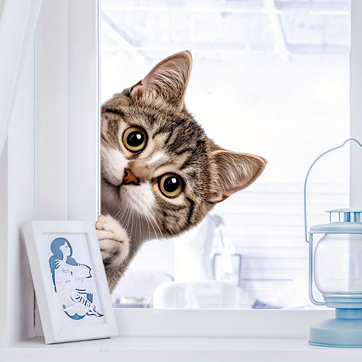 Zabawna naklejka na ścianę z k – Home Bathroom Window recenzja i cena