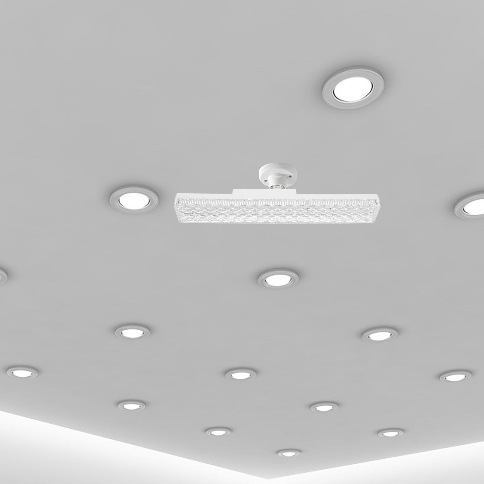 Lampa LED 18W E27, prostokątna – Home Living Bathroom Vanity recenzja i cena