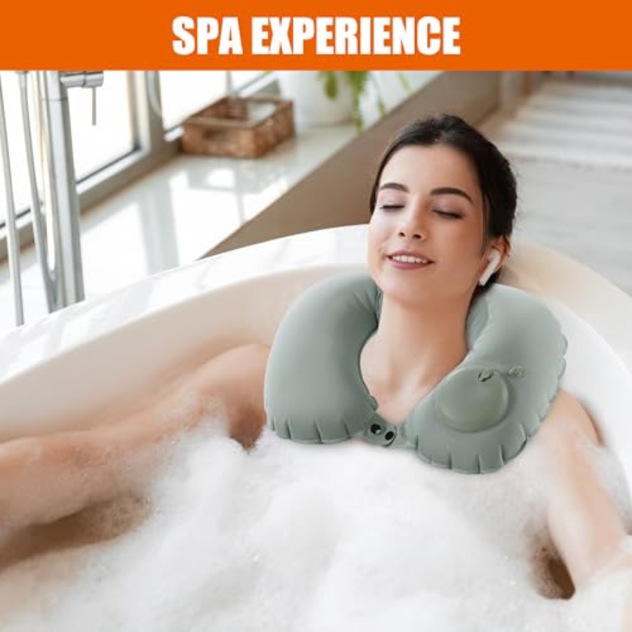 Nadmuchiwane poduszki pod szyj – Bathtub Pillow Inflatable recenzja i cena
