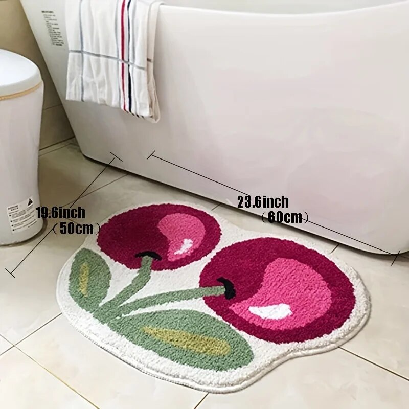 Cute Cherry Bath Mat, Absorben – Zara Home Bathroom Rug recenzja i cena