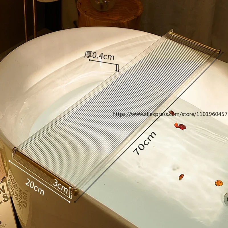 Luksusowa akrylowa półka na wa – Bath Caddy Tray recenzja i cena