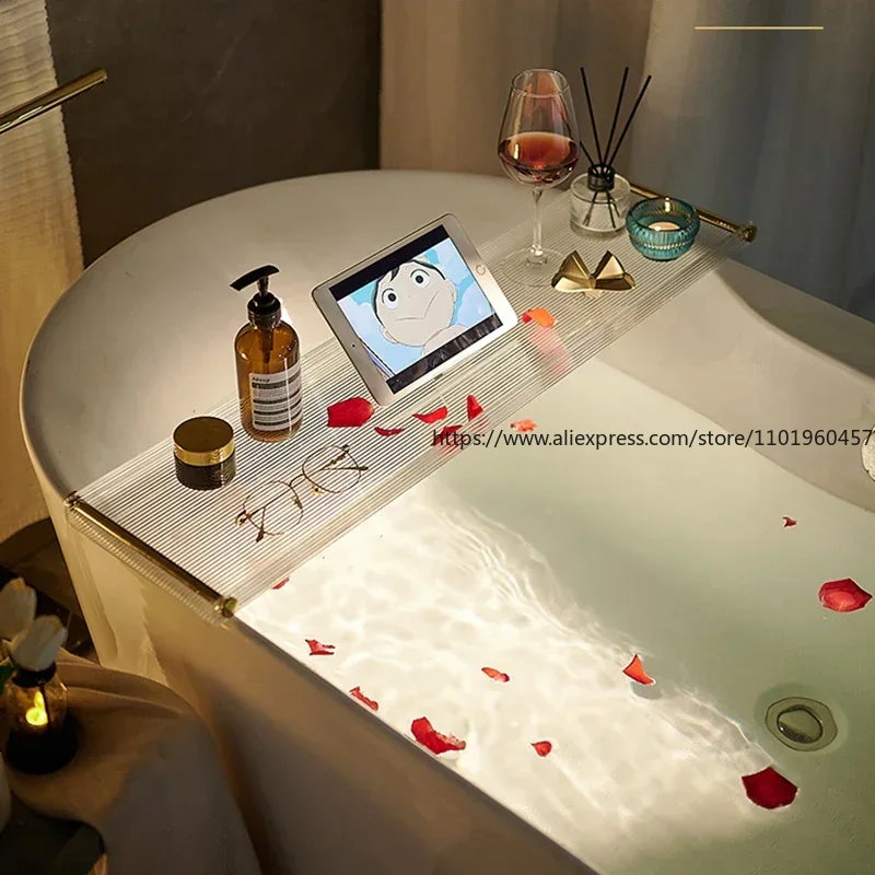 Luksusowa akrylowa półka na wa – Bath Caddy Tray recenzja i cena