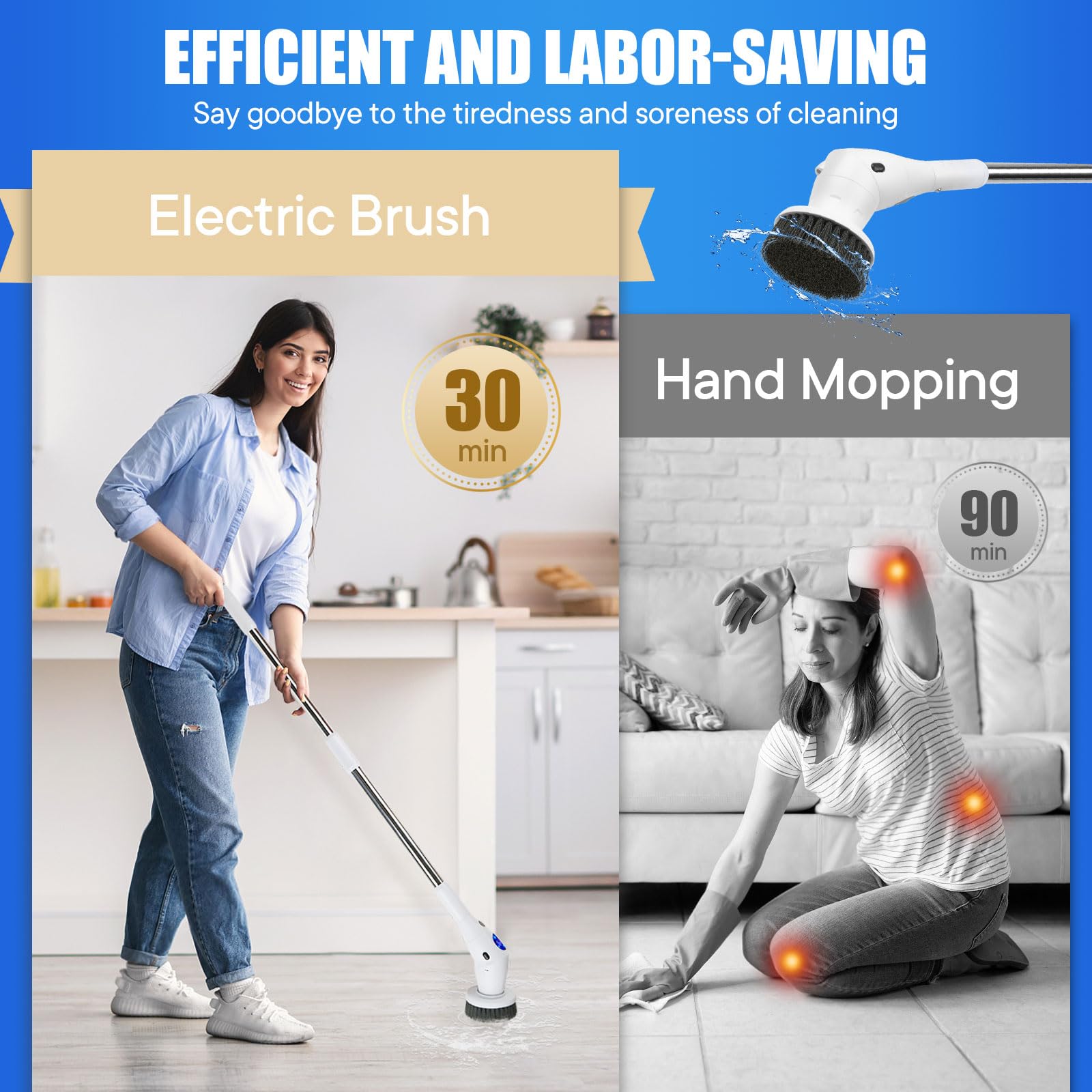 Elektryczna szczotka czyszcząc – Home Bathroom Cleaning Machine recenzja i cena