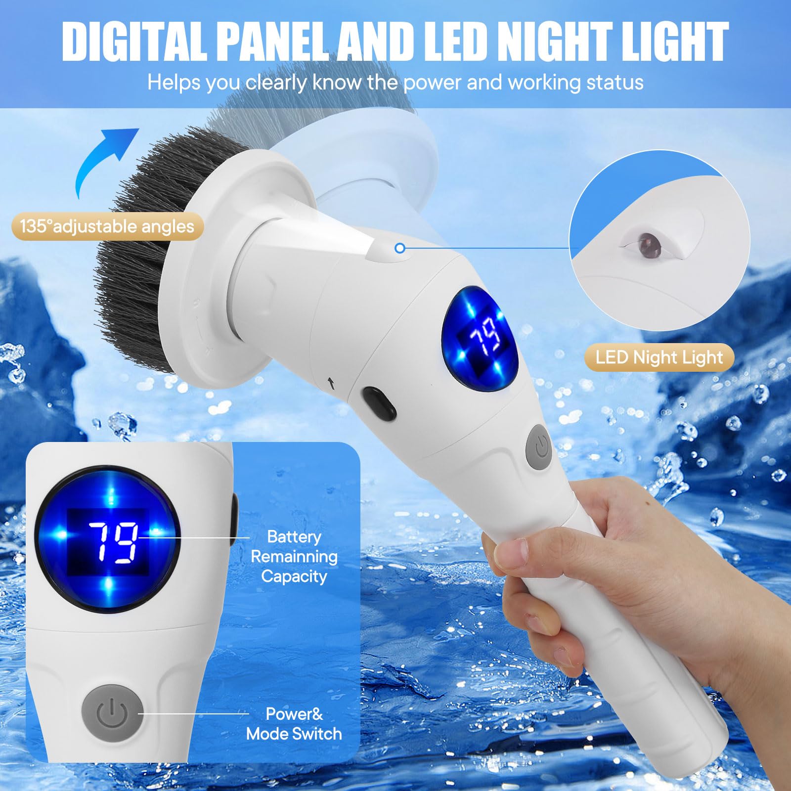 Elektryczna szczotka czyszcząc – Home Bathroom Cleaning Machine recenzja i cena