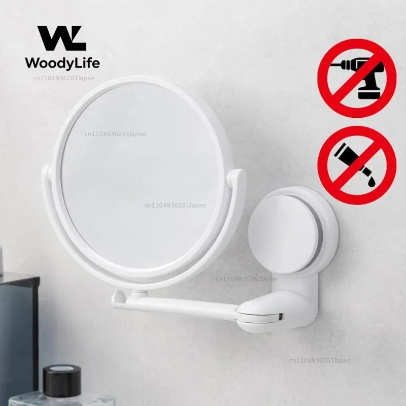 Obrotowe, plastikowe, składane – Shaving Mirror Suction recenzja i cena