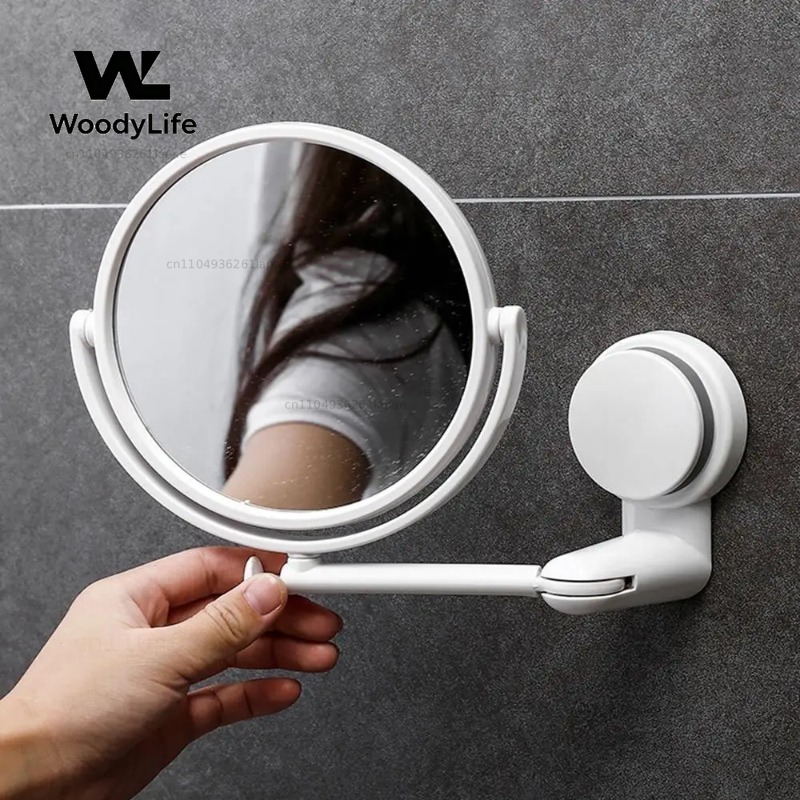 Obrotowe, plastikowe, składane – Shaving Mirror Suction recenzja i cena