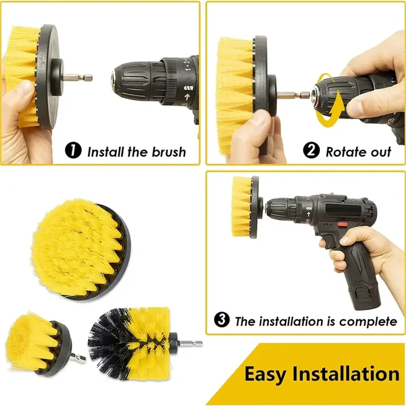 Zestaw szczotek do wiertarki - – Home Bathroom Cleaning Machine recenzja i cena