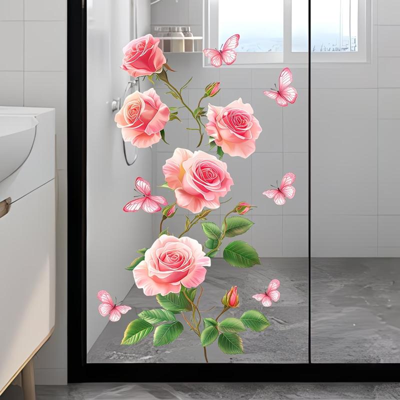 Naklejki na szybę w kształcie  – Home Bathroom Window recenzja i cena