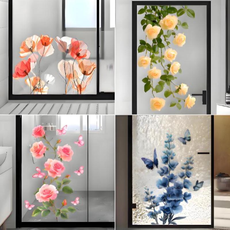 Naklejki na szybę w kształcie  – Home Bathroom Window recenzja i cena