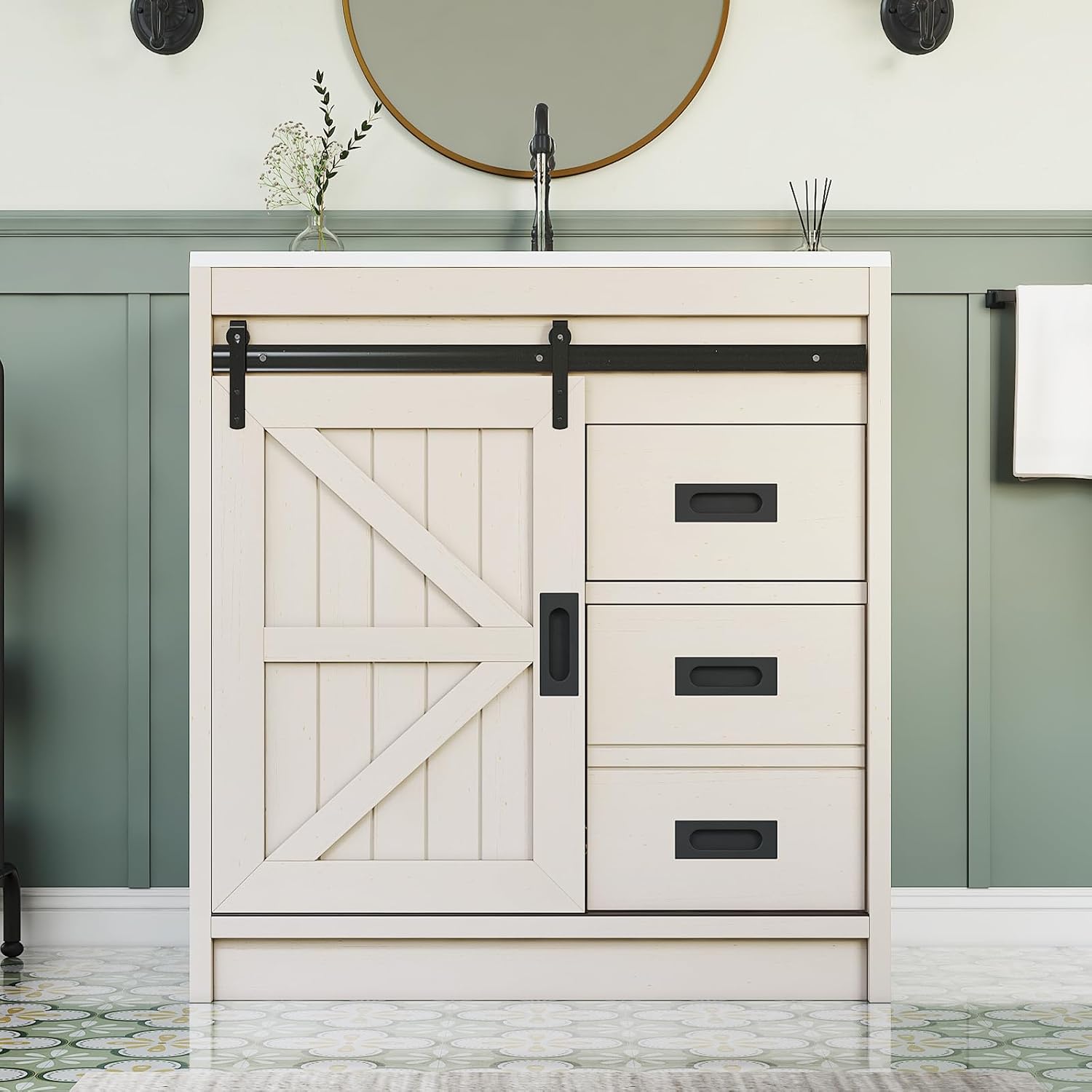 Duża szafka łazienkowa w stylu – Home Bathroom Cabinets recenzja i cena