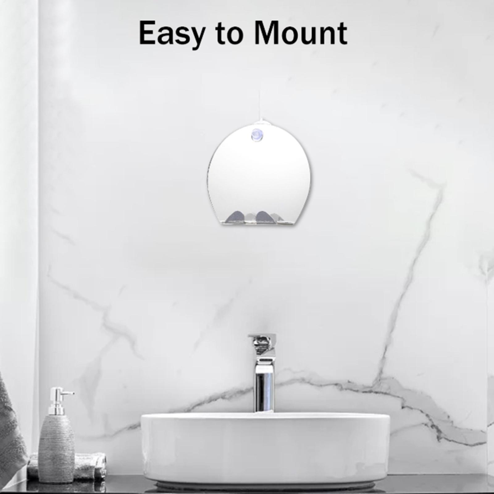 Nietłukące się Przenośne Lustr – Shaving Mirror Suction recenzja i cena