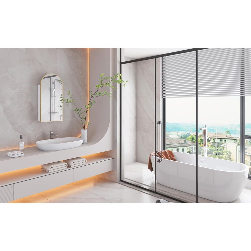 Luksusowa łukowa złota szafka  – Home Bathroom Cabinets recenzja i cena