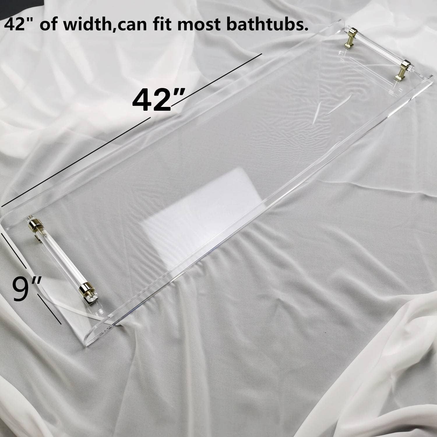 Przezroczysta półka do wanny 4 – Bath Caddy Tray recenzja i cena
