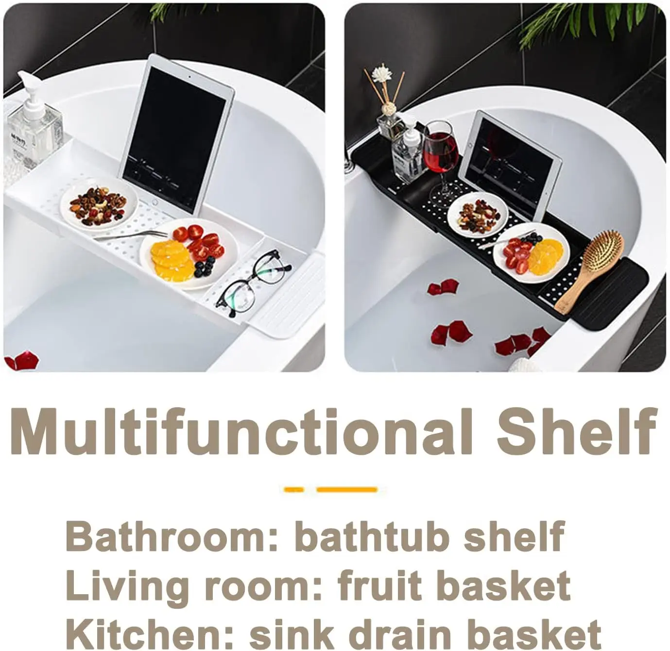 Rozkładana półka do wanny z od – Bath Caddy Tray recenzja i cena